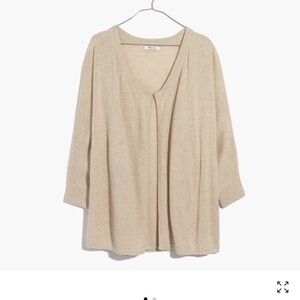 Madewell Light Tan Cardigan